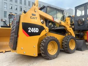 उच्च गुणवत्ता वाली बिल्ली 246d उपयोग किए गए लोडर का उपयोग व्हील लोडर कम घंटे की मूल दूसरी हाथ बिल्ली 2262d 2d 246d - Product Image 2