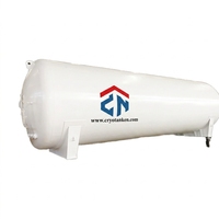 Tanque de Almacenamiento de Gas Industrial de Acero al Carbono Horizontal, Certificado ASME/PED, Capacidad de 40m, Presión de Diseño de 0.8-4.0 MPa