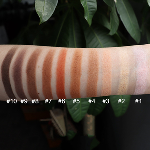 Precio de fábrica, Etiqueta Privada, alta calidad, 10 colores, bronceador, polvo facial prensado, impermeable, cubierta exprés, defecto de piel, maquillaje común - Product Image 6