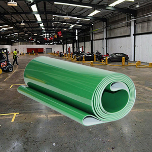 Bande transporteuse en cuir plat en <span class=keywords><strong>PVC</strong></span> vert nouveau pour la ligne d'assemblage de pelouse de modèle d'escalade industrielle bande transporteuse en <span class=keywords><strong>PVC</strong></span> en gros - Product Image 2
