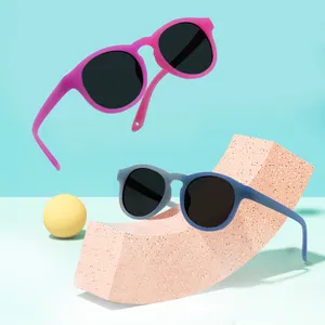 2023 Fashion 90s Retro Round Unisex Vintage Child Sun Glasses 2 to 12 Years The Young Kids Sunglasses 2023