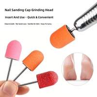 Embouts de ponçage en plastique de qualité supérieure pour soins des ongles, pour pédicures, élimination des callosités et des cuticules, outils de nail art et ponçage