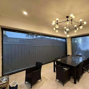 Volets roulants en <span class=keywords><strong>accordéon</strong></span> simples intégrés, en aluminium, résistants au vent, électriques, pour tempête, anti-tempête - Product Image 2