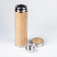 Botol air termos Stainless Steel, peralatan minum perjalanan luar ruangan 17oz desain klasik