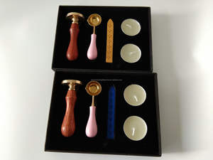 封筒グリーティングカードの結婚式やパーティー招待状のスタンプに適しています-カスタムグリーティングカード-ホリデーワックスシーリングスタンプ - Product Image 3