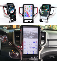 Radio Mobil Android 14 14,5 Inci untuk Truk Dodge RAM 1500 2500 3500 2019-2023, Layar Otomatis Carplay, Stereo 4G, GPS, Pemutar Video