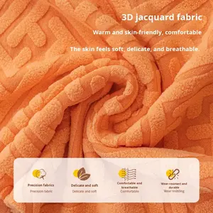 Funda de Silla Elástica para Todas las Estaciones, Resistente al Aceite, para Silla de Comedor con Respaldo Recto, Funda de Silla Jacquard de una Sola Pieza - Product Image 3