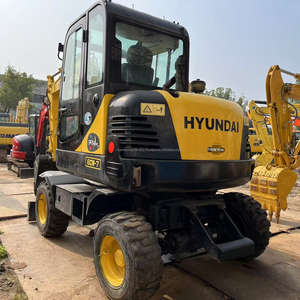 HYUNDAI R60W-7 mini petite pelle sur pneus Hyundai R60 fabriquée en Corée - Product Image 2