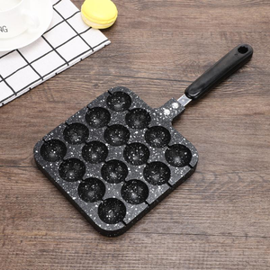 Molde para hacer sándwiches tostados S133 al por mayor, para exteriores, para hamburguesas a la parrilla, con asa, bandeja para hornear, sartén reversible - Product Image 1