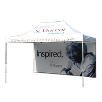 Exposition conception personnalisée promotionnelle en aluminium impression gazebo tente chapiteau publicité ez up tente tentes à baldaquin
