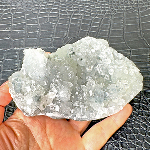 Gros Cristal Naturel diamant <span class=keywords><strong>Apophylite</strong></span> Cluster spécimen minéraux bruts Pour La Décoration de La Maison - Product Image 4