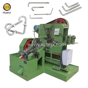 Tornillo de ojo Gancho de techo Máquina de perno de tornillo Acero S/J/L/O Máquinas de gancho Máquina automática de fabricación roscada de gancho de ojo de pez - Product Image 1