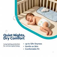 Couches jetables pour bébé sous marque privée, ultra-fines, en coton doux, super absorbantes, anti-fuites, pour nouveau-nés et nourrissons, OEM ODM