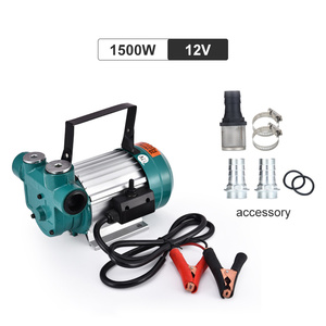 ปั๊มดูดแบบพกพา OEM12/24/220V 1500W ปรับแต่งได้ สำหรับน้ำมัน ปั๊มประสิทธิภาพสูงแบบดูดแนวนอน - Product Image 3