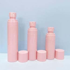 ขวดสเปรย์พลาสติก PET ฝาแบน สีชมพู ขนาด 60 มล. 80 มล. 100 มล. สำหรับบรรจุภัณฑ์ผลิตภัณฑ์ดูแลผิวและผลิตภัณฑ์ดูแลส่วนบุคคล - Product Image 6