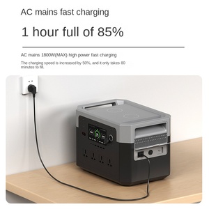 Centrale Électrique Portable 2000W avec Batterie LiFePO4, Générateur Solaire, Système Énergétique à Onde Sinusoïdale Pure 2400W - Product Image 4
