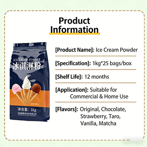 Poudre de crème glacée molle fabriquée en Chine, goût riche et soyeux, saveurs vanille, chocolat, fraise pour <span class=keywords><strong>la</strong></span> maison, les entreprises et les usines - Product Image 6