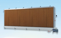 Système de refroidissement de serre, panneau de refroidissement par évaporation, cadre en alliage d'aluminium, panneau de refroidissement par eau mural pour élevage avicole