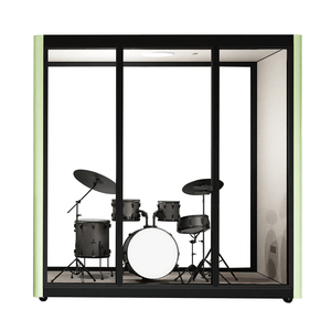 Design moderno portatile acustico silenzioso ufficio cabina telefonica a prova di suono camera telefono Pod cabina scatola insonorizzata - Product Image 5