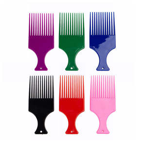 Al por mayor: Peine de plástico con puntas de plástico, Peine pequeño tipo garra, Peine tipo horquilla para pompadour, Juego de peines con tarjeta de succión, Estilo de dibujos animados, Tarjeta blíster - Product Image 1