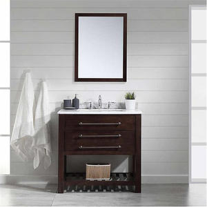<span class=keywords><strong>GODI</strong></span>, venta al por mayor, moderno, de lujo, estilo europeo, armario de montaje en pared de madera, lavabo, acero inoxidable, impermeable, muebles de baño - Product Image 2