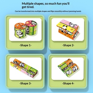 Cubo Infinito Versátil Panda Mini Transfronterizo, Bloques de Construcción Geométricos <span class=keywords><strong>3D</strong></span> de Plástico 2x2x4, Entrenamiento Cognitivo, Alivio del Estrés - Product Image 3