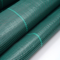 Tapis de protection contre les mauvaises herbes, couverture de sol agricole verte, tissu anti-herbe tissé en PP