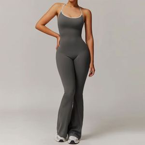 Body de yoga sexy sin mangas para mujer, de secado rápido, con efecto levantamiento de glúteos, espalda hermosa, para gimnasio y deportes - Product Image 6