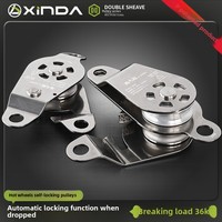 Xinda Entraîneur à roue auto-bloquante vent-foyer, système de levage à roue détachable et ergonomique pour le camping et la randonnée