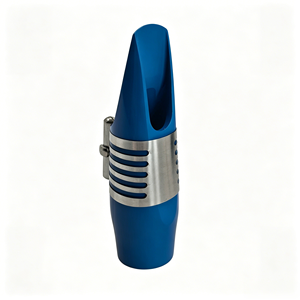 Boquilla para Saxofón Alto Eastern Music EMA45, Ebonita Azul, Goma Dura, Baffle Alto, para Jazz, <span class=keywords><strong>Rock</strong></span>, Funk, Soul, con Tapa y Abrazadera, Tamaño 6 7 - Product Image 3
