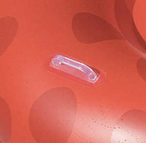 Jolie bouée gonflable en PVC en forme de crabe rouge 120 cm - Product Image 6