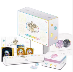 Lot de 4 boîtes de cartes à collectionner Pokémon Eevee PTCG chinoises Zhu & Purple Taijing Shengju CSV9.5C – Coffret cadeau exclusif Ibrahimovic – Vente en gros - Product Image 1