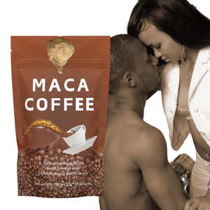 OEM Private Label Maca-Extrakt mit mildem Geschmack Kaffee zusatz Instant Boost <span class=keywords><strong>Male</strong></span> <span class=keywords><strong>Enhancement</strong></span> in Beutel verpackung mit Zucker geschmack - Product Image 1