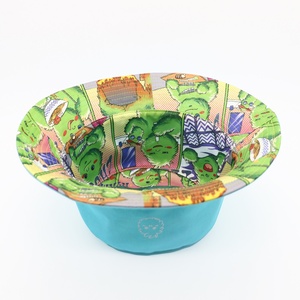 Custom Two-Sided All-Over Printed Letter Logo <b>Reversible</b> Waterproof Sun Protection <b>Bucket</b> <b>Hat</b> for Unisex Travel Fishing Cycling - Product Image 2