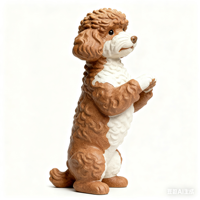 Offre Spéciale Statue de chien mendiant mignon personnalisé OEM, peint à la main, décoration de jardin extérieur pour chemin de cour, sculpture animale réaliste