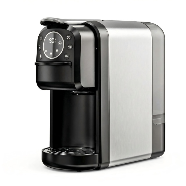 Custom CE GS RoHS ETL 1400W High-Pressure Coffee Maker Digital Control 3 in 1 Nes & Dolce Gusto Capsule Capsule Coffee Machine