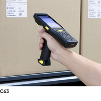 Lector Portátil Chainway C63, Teléfono Inteligente Resistente con WIFI/GPS/4G y Escáner de Códigos de Barras 1D/2D para Uso Industrial