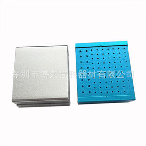 Soporte para Fresas Dentales, Esterilizador de 86 Orificios, Alta y Baja Velocidad, Manual, Material Plástico para Esterilización de Fresas de Aleación Metálica - Product Image 1