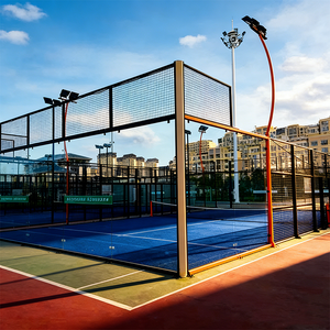 Solution tout-en-un <span class=keywords><strong>pour</strong></span> clôture de terrain de padel, enceinte sportive galvanisée à chaud avec livraison rapide <span class=keywords><strong>pour</strong></span> salle de padel intérieure - Product Image 6