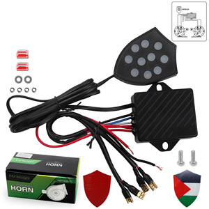ตัวควบคุมเสียงเพลง 10 เสียง 12V 24V สำหรับลำโพงแตรลม ชุดอัพเกรดวัสดุ ABS - Product Image 5