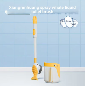 Brosse WC murale en plastique de luxe édition 2026 Whale Light, distribution de liquide nettoyant sans angle mort pour la maison et l'hôtel - Product Image 2