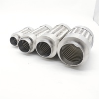 Tuyau ondulé en acier inoxydable 304, type rainure, raccord rapide, joint de tuyau d'incendie, type de serrage en métal tressé