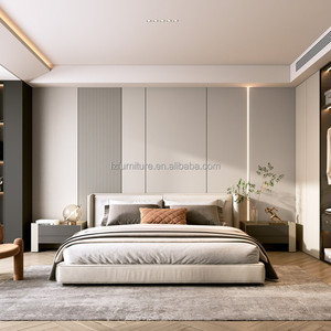 3 Star Hotel Bedroom Furniture Standard <b>Queen</b> <b>Size</b> Fabric Upholstered Hotel <b>Bed</b> <b>Frame</b> for Guest Room - Product Image 4