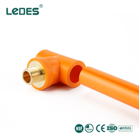 Raccords de tuyauterie PPR certifiés NSF Ledes, raccord en T mâle PPR