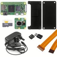 Kit Standar Raspberry Pi Zero 2w Imx708 Dilengkapi dengan Catu Daya, Kartu SD, dan Cangkang Logam Aluminium Chip ARM-Cortex-A53