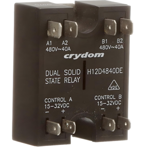 รีเลย์ SSR รุ่นใหม่ H12D4840DE แบบ Zero-Switching กระแสไฟฟ้า 40A 2 ช่อง DPST ขั้วต่อแบบสกรู 530V กำลังไฟต่ำ ติดตั้งบนแผง - Product Image 1