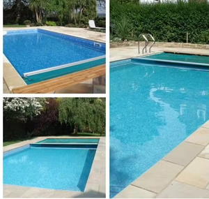 Hailanbao – <span class=keywords><strong>Couverture</strong></span> de <span class=keywords><strong>piscine</strong></span> électrique automatique en PVC, anti-UV, résistante à l'usure et aux intempéries, avec enrouleur et emballage en bois - Product Image 4