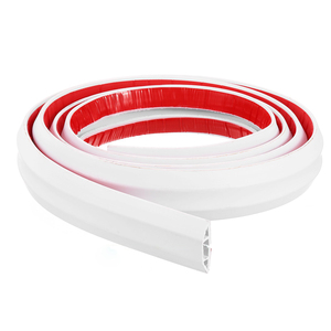 Tầng dây Bìa 4ft, dây hider sàn màu đen, quản lý cáp bìa ngăn chặn các chuyến đi cáp, dây bao gồm cho dây điện - Product Image 2