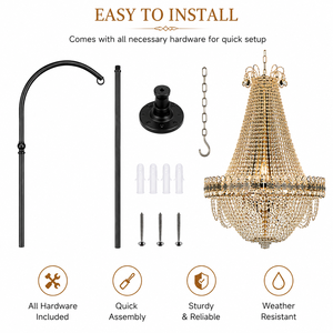 <span class=keywords><strong>Lampadario</strong></span> Moderno Decorativo in Cristallo <span class=keywords><strong>per</strong></span> Matrimoni, <span class=keywords><strong>Lampadario</strong></span> da Esterno <span class=keywords><strong>per</strong></span> Eventi e Giardini - Product Image 5