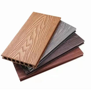 Plancher de terrasse en WPC pour jardin, imperméable, résistant aux UV, à motifs profonds, pour piscine extérieure - Product Image 1